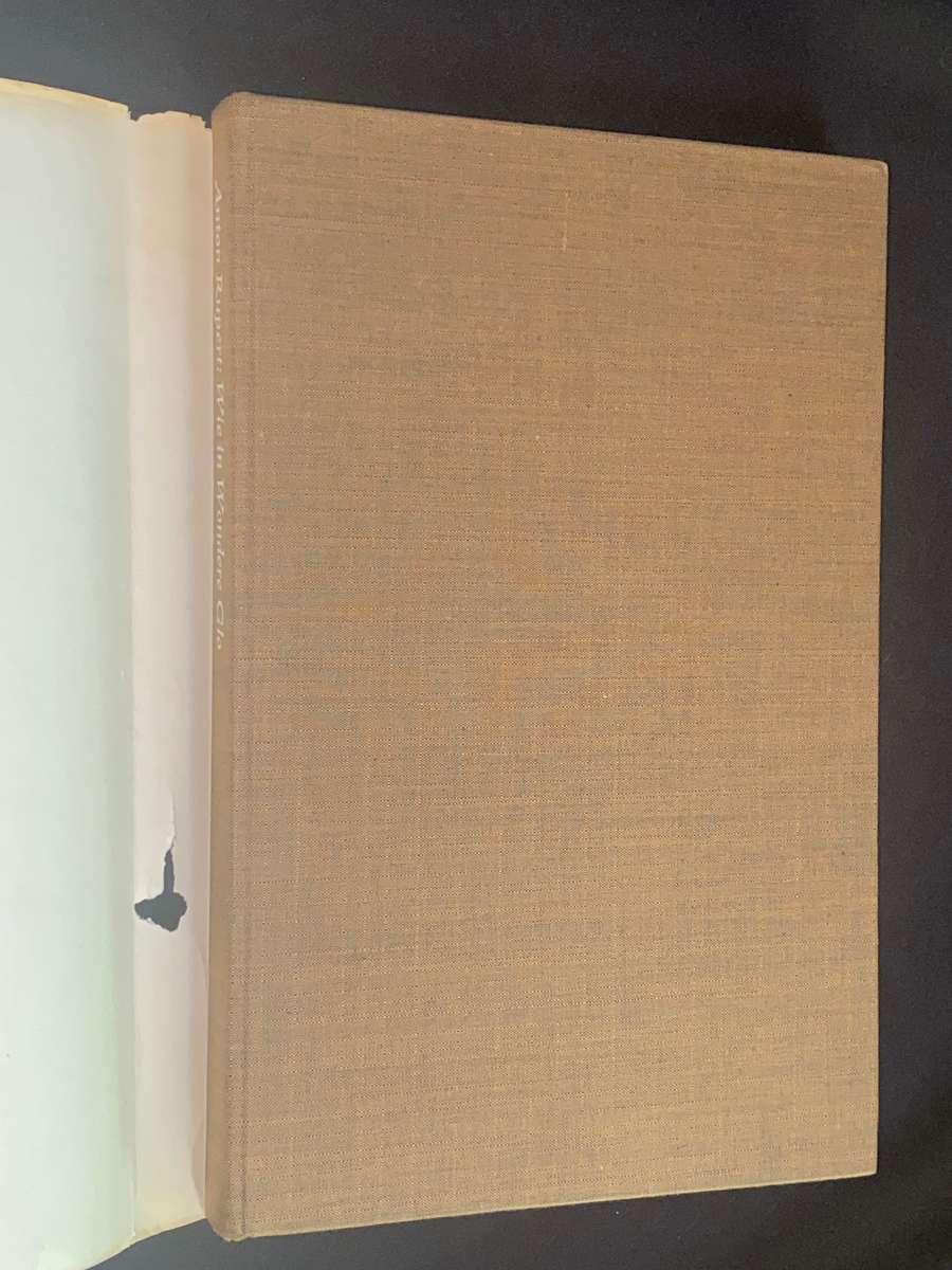 WIE IN WONDERE GLO DEUR ANTON RUPERT SIGNED