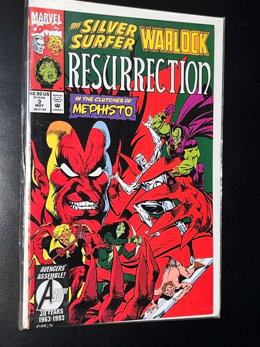 MARVEL COMICS #3 THE SILVER SURFER WARLOCK RESURRECTION 30 YEARS AVENGERS ASSEMBLE 1963-1993