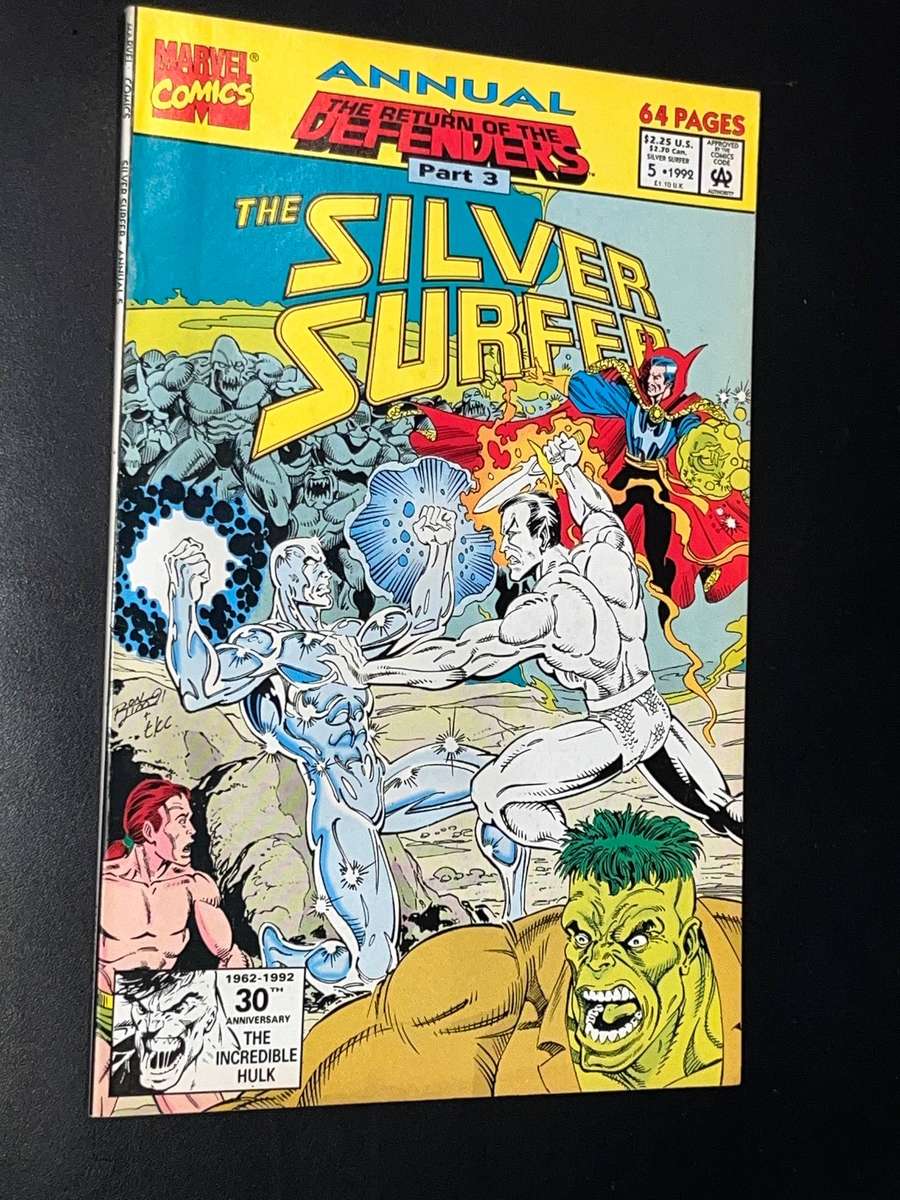 MARVEL COMICS #5 1992  ANNUAL THE RETURN OF THE DEFENDERS PART 3 THE SILVER SURFER
