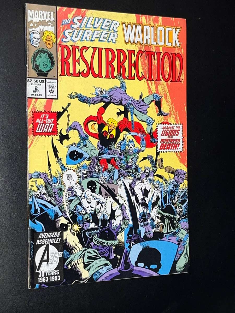 MARVEL COMICS #2 THE SILVER SURFER WARLOCK RESURRECTION 30 YEARS AVENGERS ASSEMBLE 1963-1993