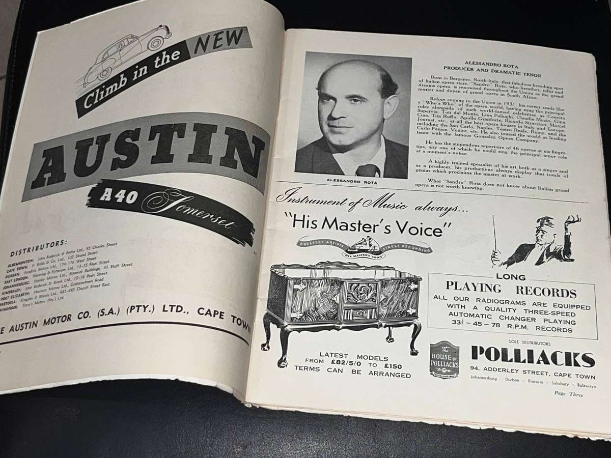 LABIA THEATRE 1953 SEASON  SOUVENIR PROGRAMME