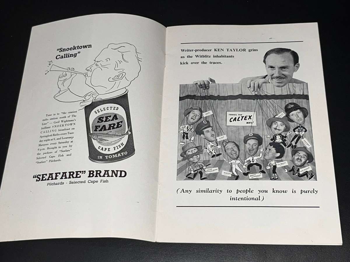THE CALTEX SHOW LABIA THEATRE JUNE 29 TO JULY 4 1953 PROGRAMME