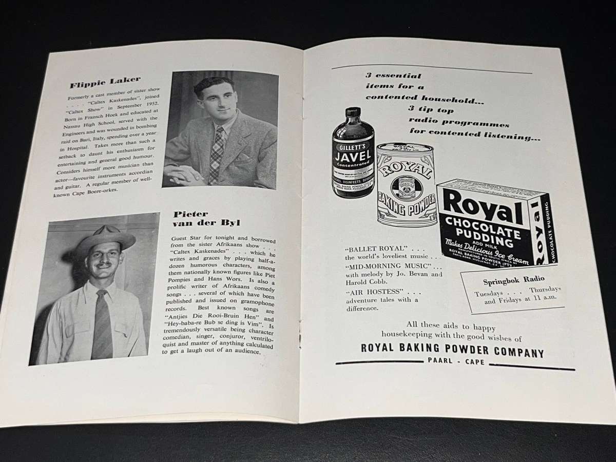 THE CALTEX SHOW LABIA THEATRE JUNE 29 TO JULY 4 1953 PROGRAMME
