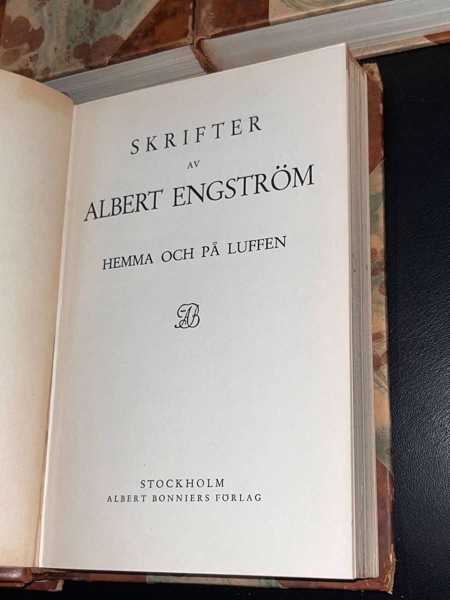 ALBERT ENGSTROM 5 VOLUMES