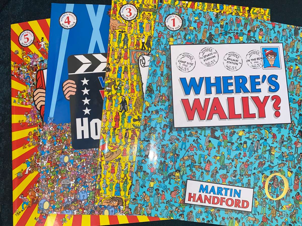 WHERE'S WALLY 1,3,4,5