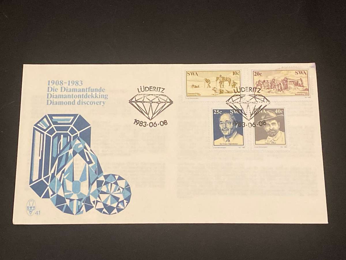 1983 LUDERITZ DIAMOND DISCOVERY SWA FDC