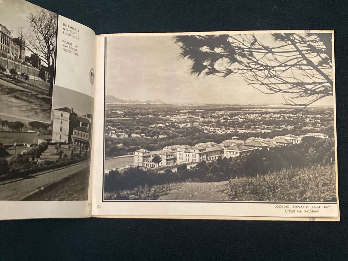 A PICTORIAL SOUVENIR OF THE UNIVERSITY OF CAPE TOWN VINTAGE