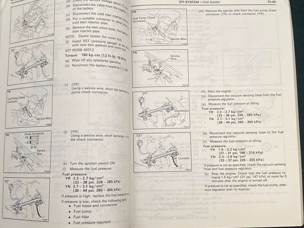 TOYOTA ENGINE REPAIR MANUAL AUG 1985