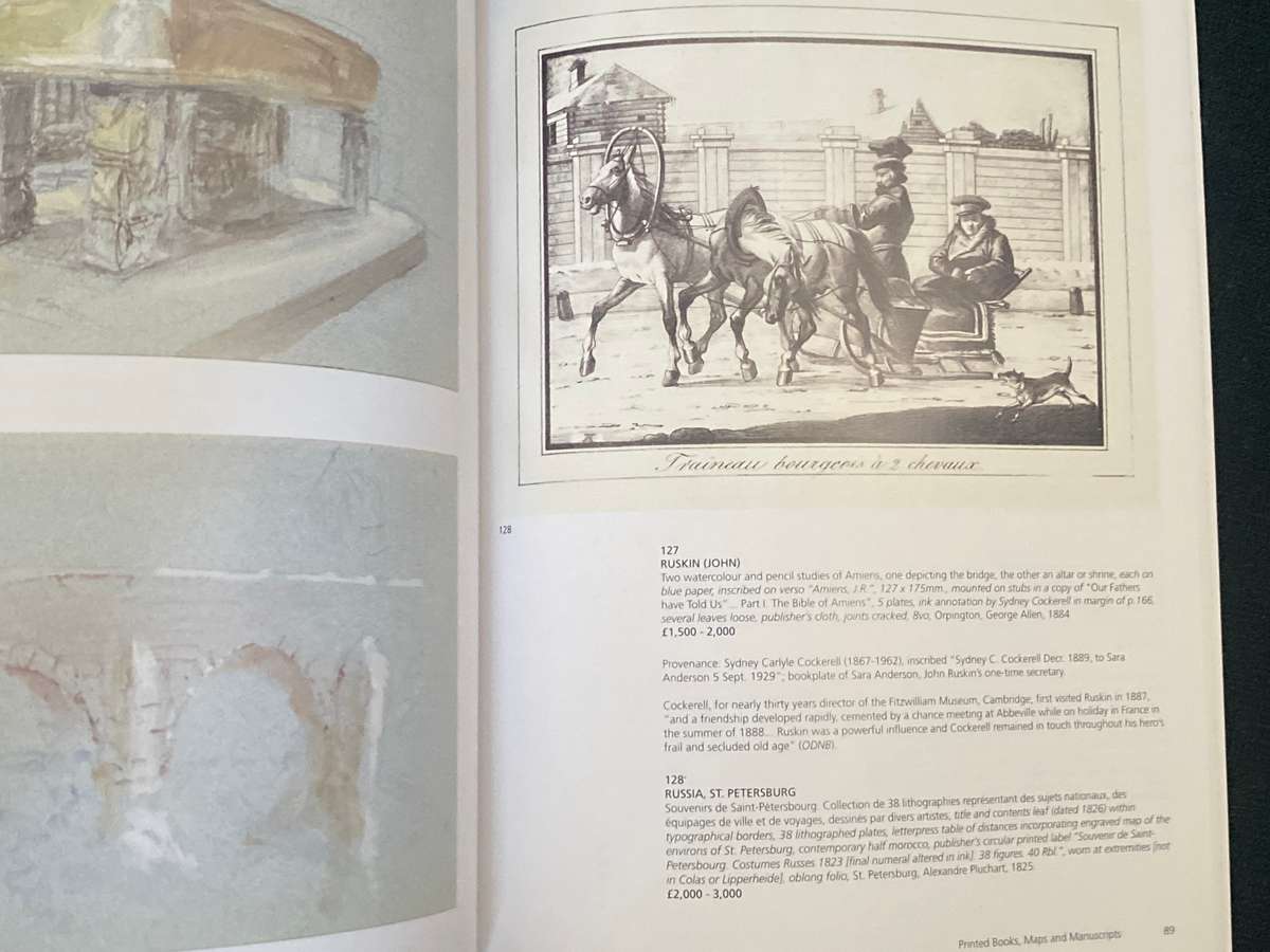 BONHAMS PRINTED BOOKS, MAPS AND MANUSCRIPTS TUESDAY 23 MARCH 2010 LONDON