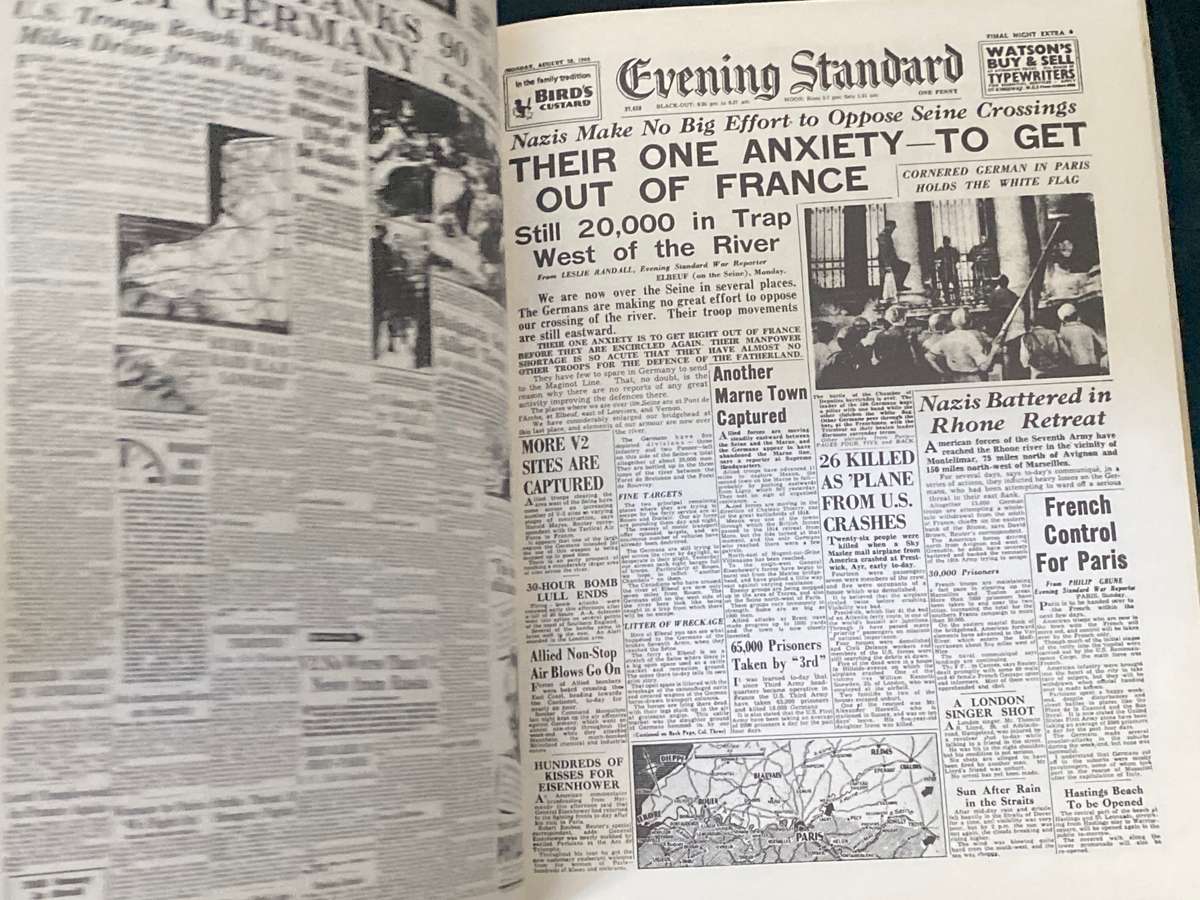 GREAT FRONT PAGES D-DAY TO VICTORY 1944-1945
