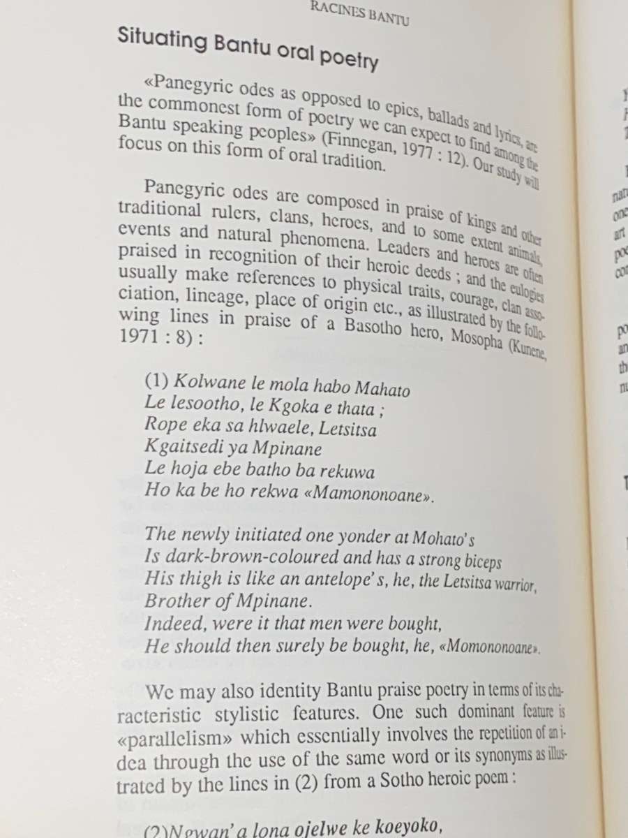 RACINES BANTU - BANTU ROOTS