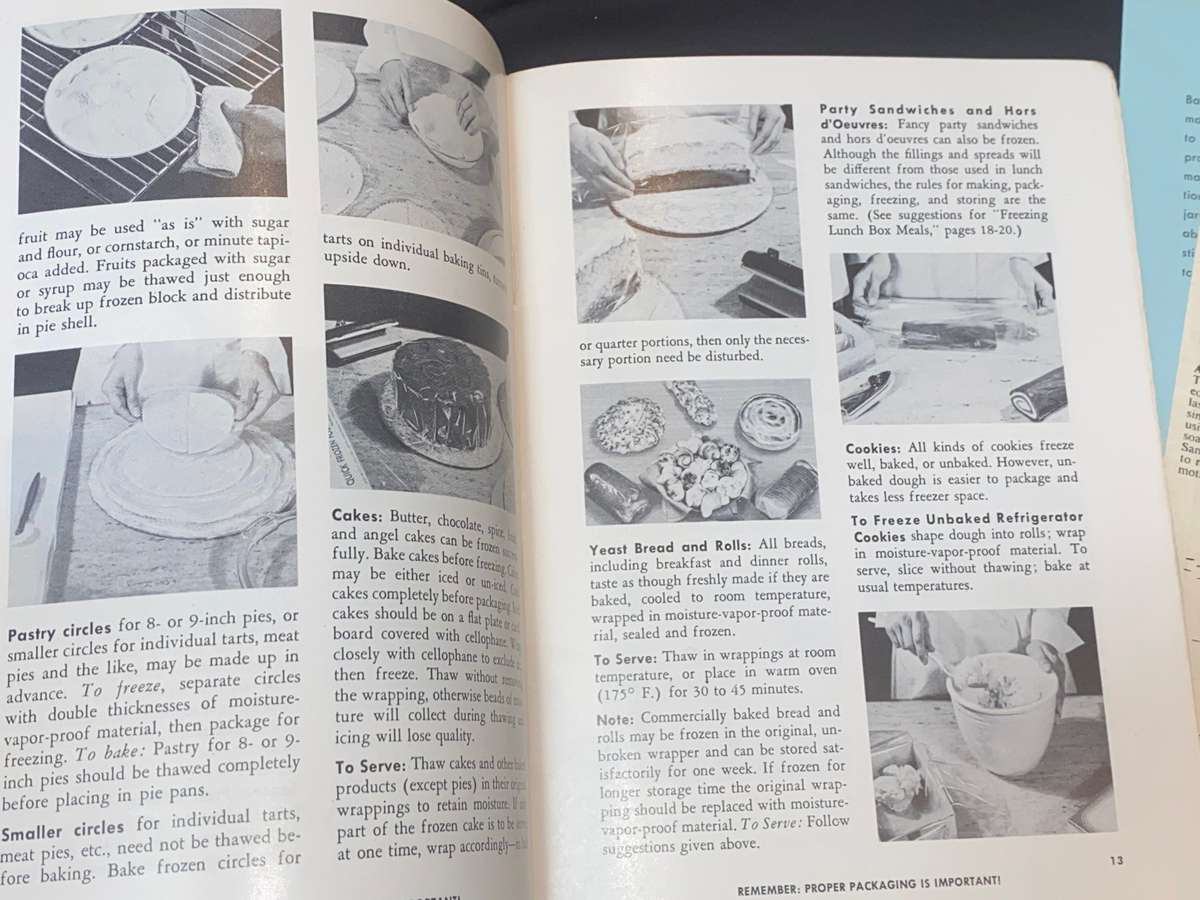 FRIGIDAIRE FOOD FREEZER VINTAGE BOOKLET