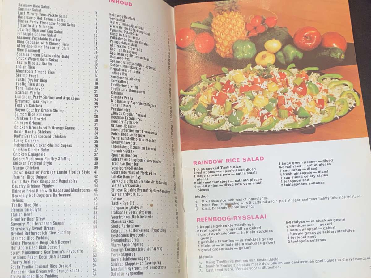 TASTIC COOK BOOK / KOOKBOEK VINTAGE BOOKLET