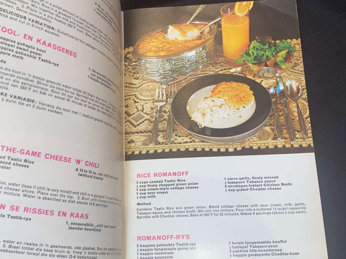 TASTIC COOK BOOK / KOOKBOEK VINTAGE BOOKLET