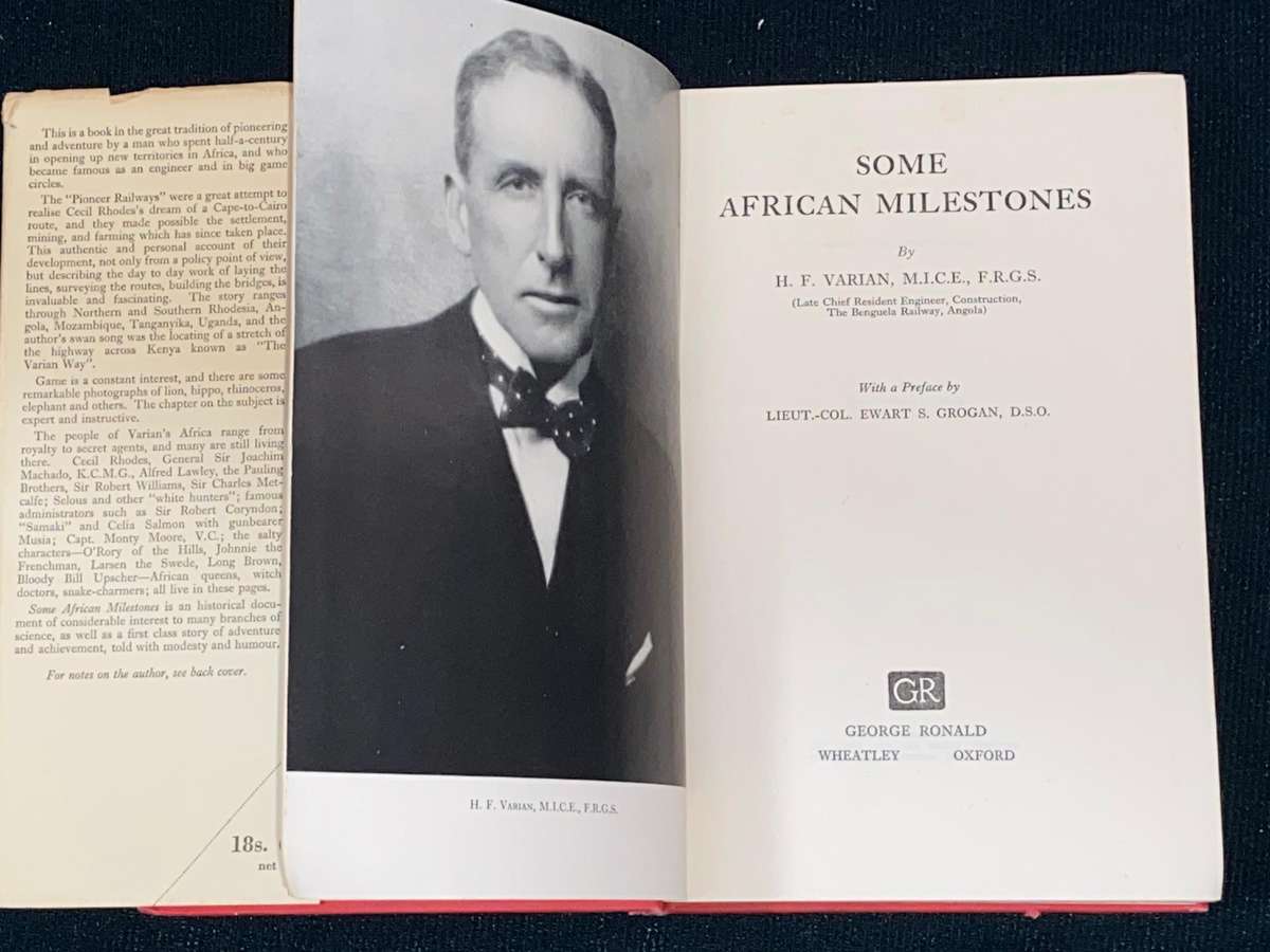 SOME AFRICAN MILESTONES BY H.F. VARIAN