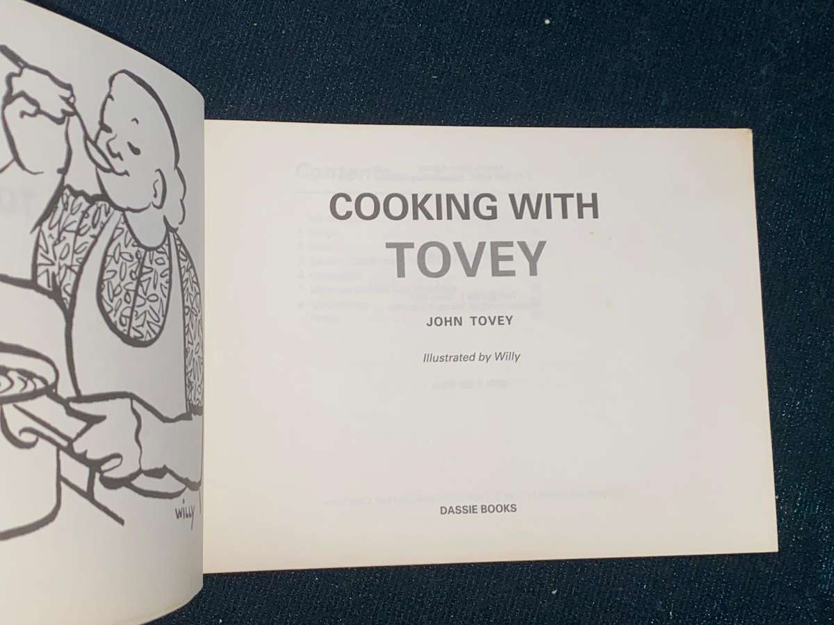 COOKING WITH TOVEY BY JOHN TOVEY