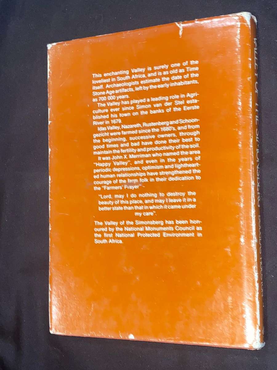 VALLEY OF SIMONSBERG BY DOUGLAS HOUSTON SIGNED