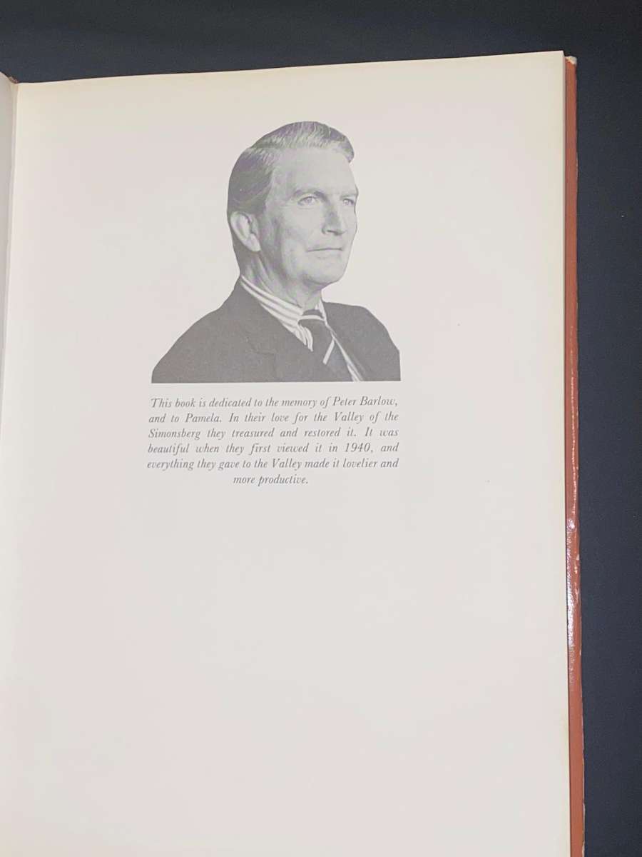 VALLEY OF SIMONSBERG BY DOUGLAS HOUSTON SIGNED