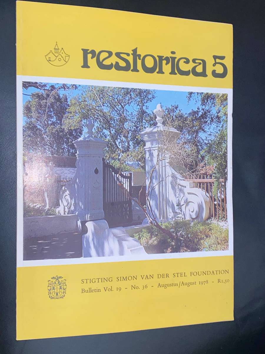 RESTORICA NO. 5 AUGUST 1978