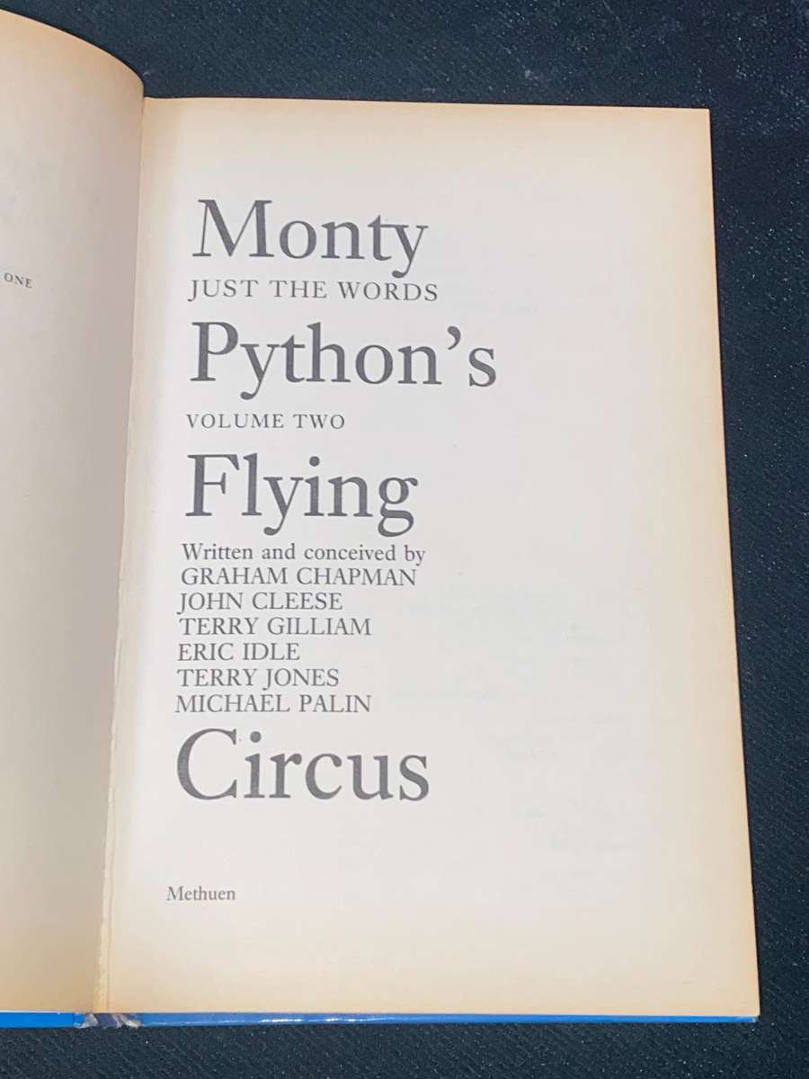 MONTY PYTHON'S FLYING CIRCUS VOLUME TWO JUST THE WORDS