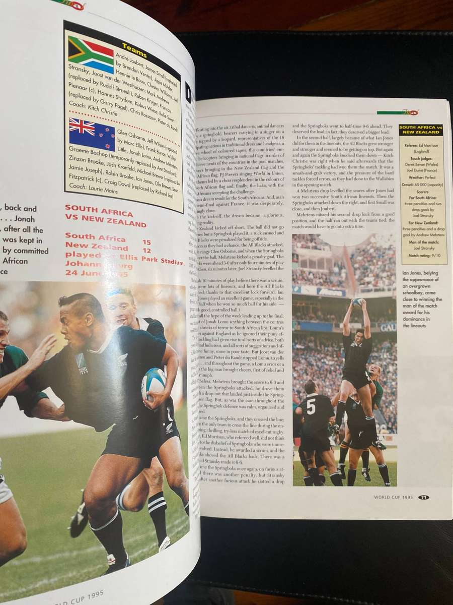 1995 RUGBY WORLD CUP REVIEW COLLECTOR`S EDITION