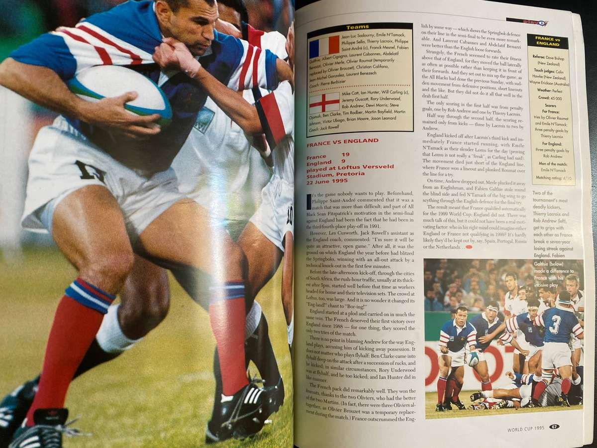 1995 RUGBY WORLD CUP REVIEW COLLECTOR`S EDITION