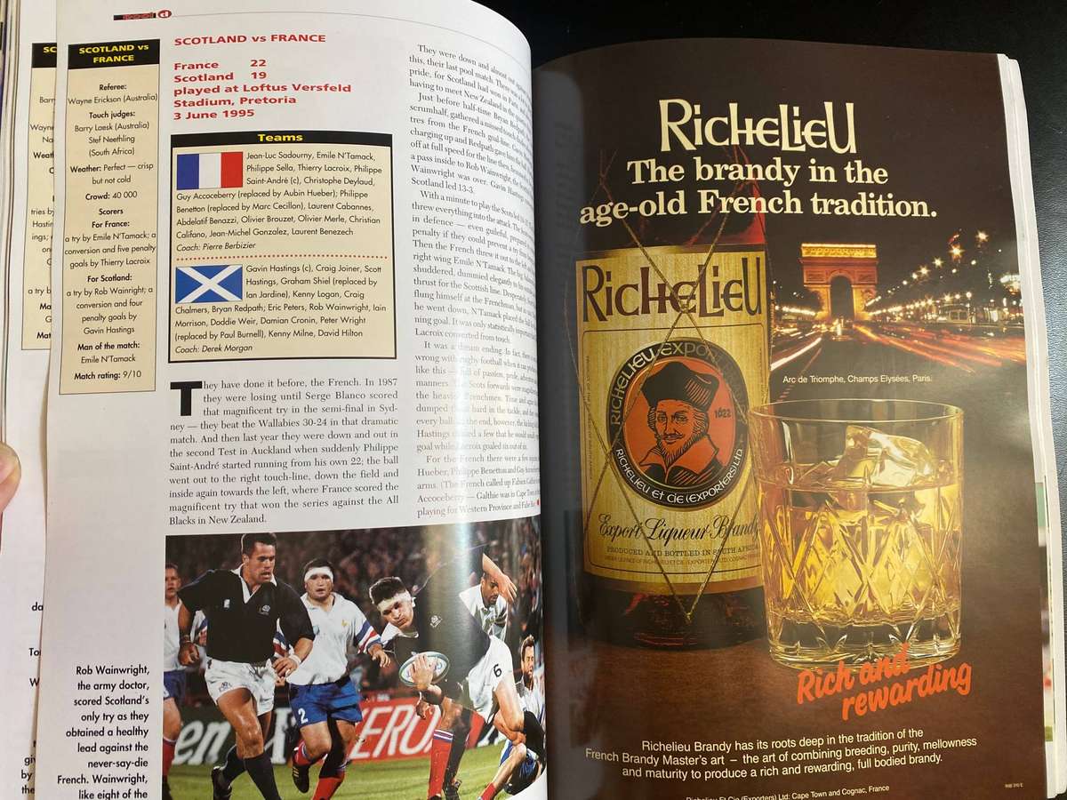 1995 RUGBY WORLD CUP REVIEW COLLECTOR`S EDITION