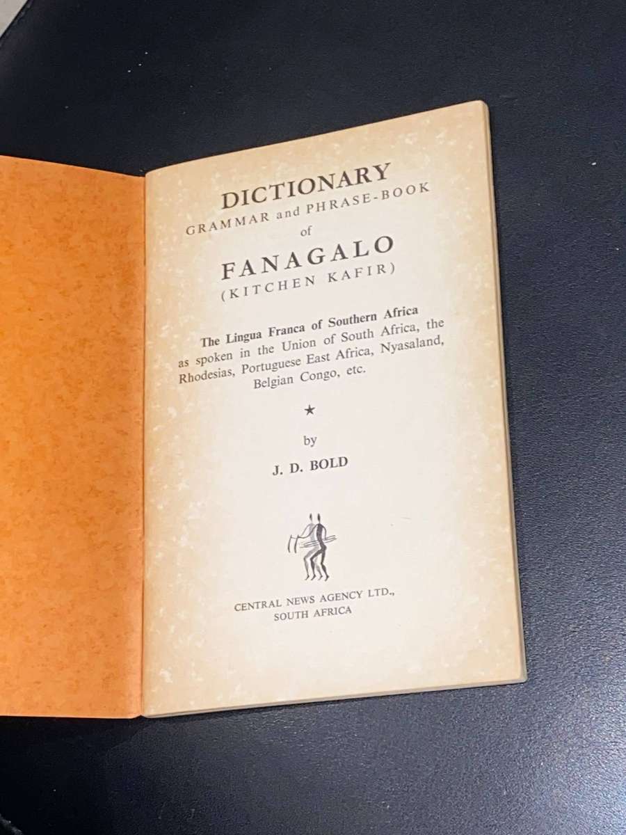 FANAGALO DICTIONARY BY J.D. BOLD