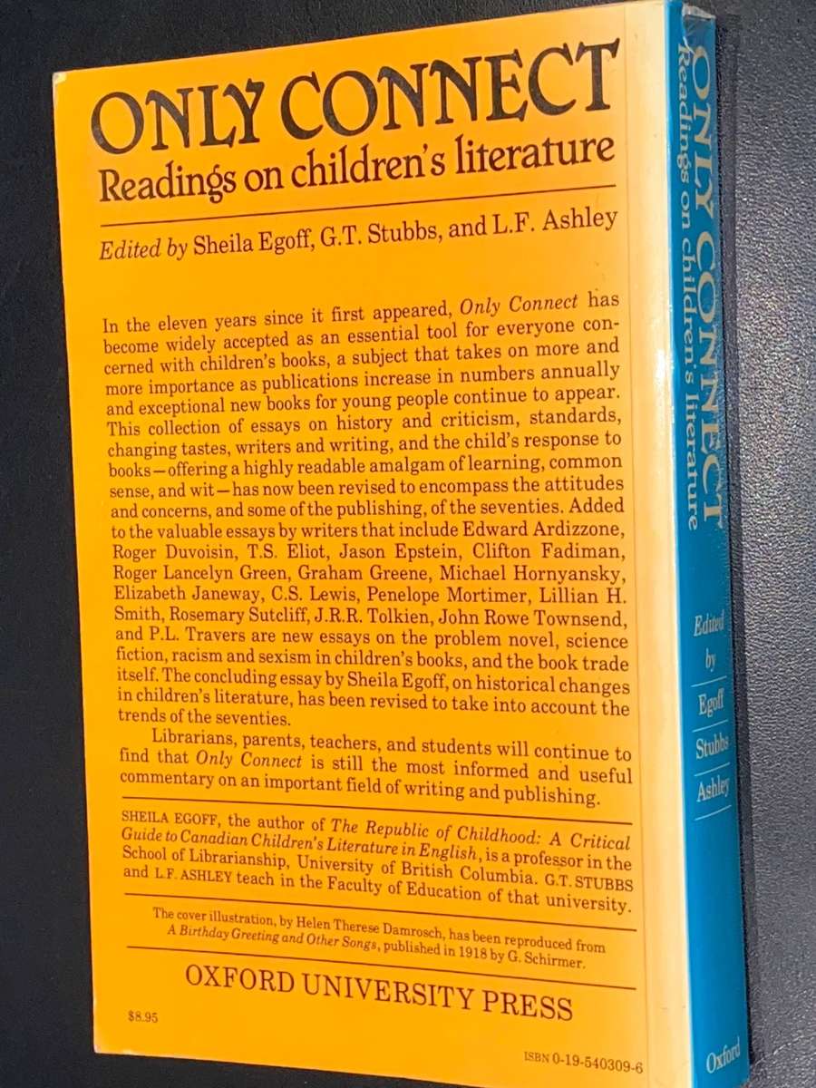ONLY CONNECT READINGS ON CHILDREN'S LITERATURE