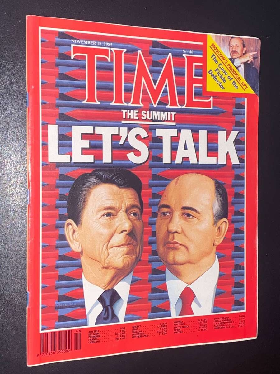 TIME MAGAZINE 18 NOVEMBER 1985