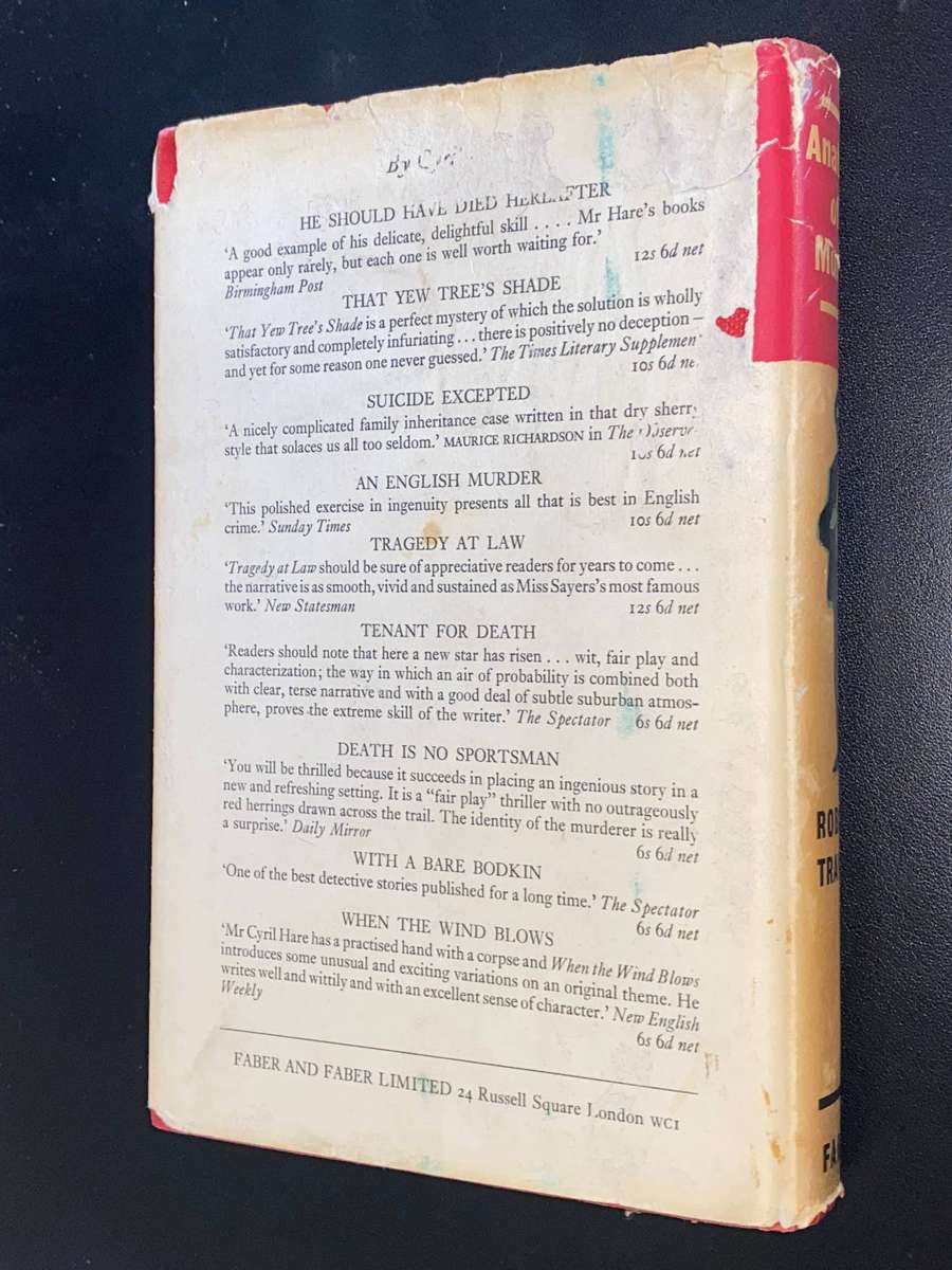ANATOMY OF A MURDER BY ROBERT TRAVER