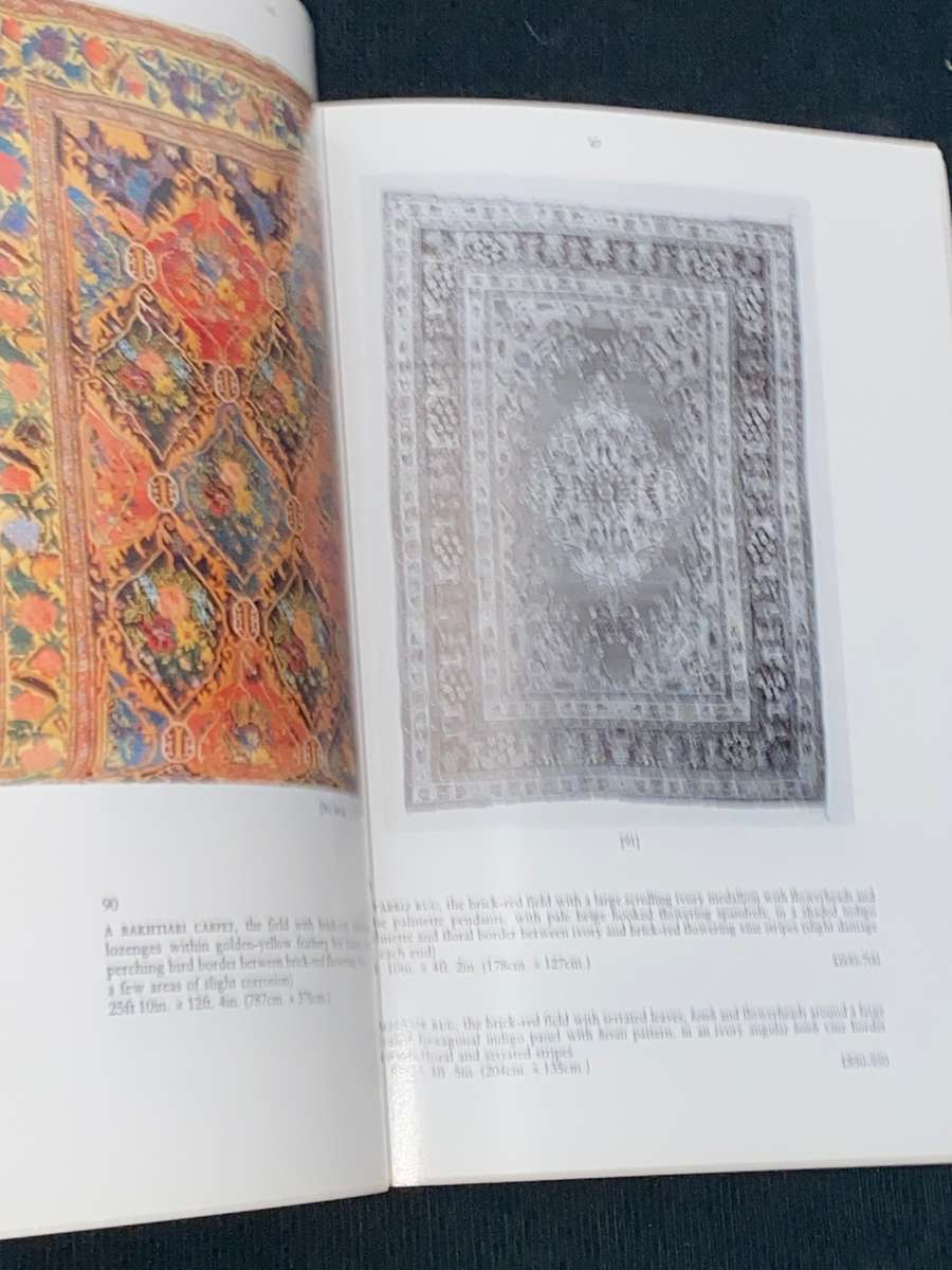 CHRISTIES LONDON FINE EASTERN RUGS AND CARPETS 1989