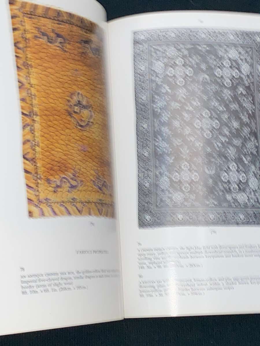 CHRISTIES LONDON FINE EASTERN RUGS AND CARPETS 1989