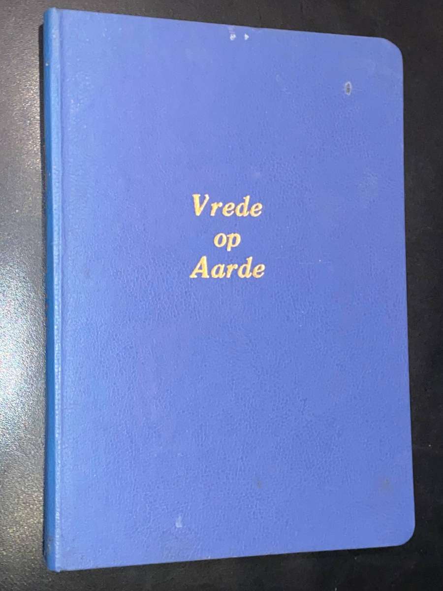 VREDE OP AARDE DEUR PROF. P.A. VERHOEF 1962