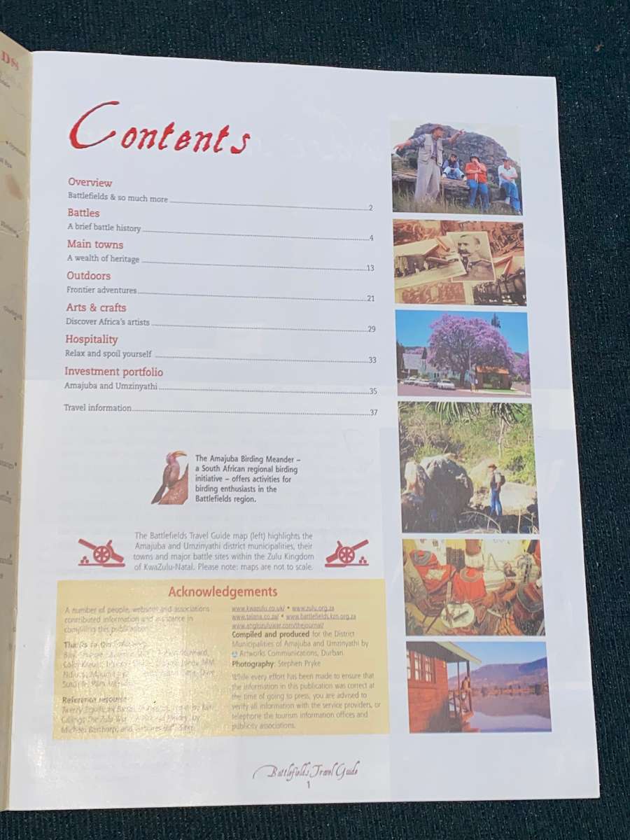BATTLEFIELDS - ZULU KINGDOM ADVERTISING BOOKLET