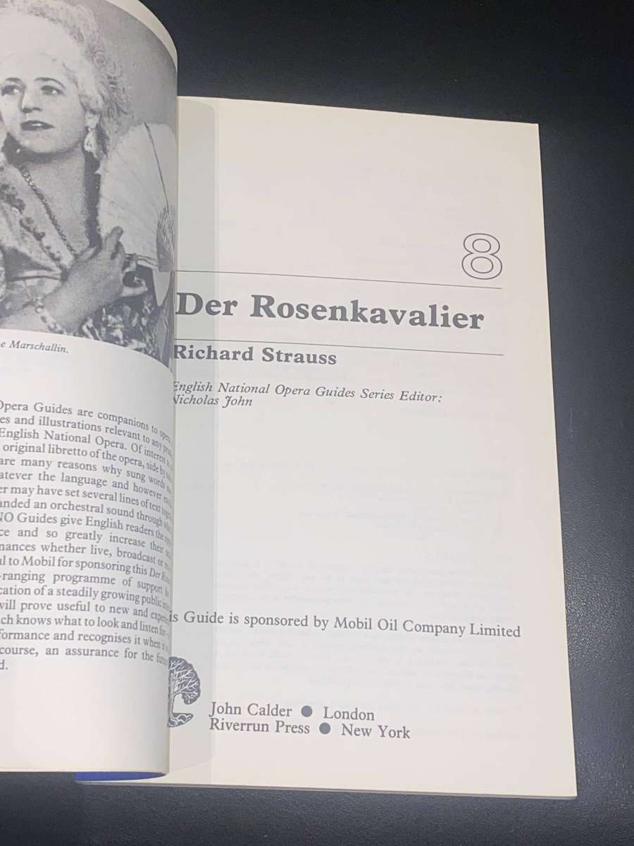 DER ROSENKAVALIER - R STRAUSS ENGLISH NATIONAL OPERA GUIDE 8