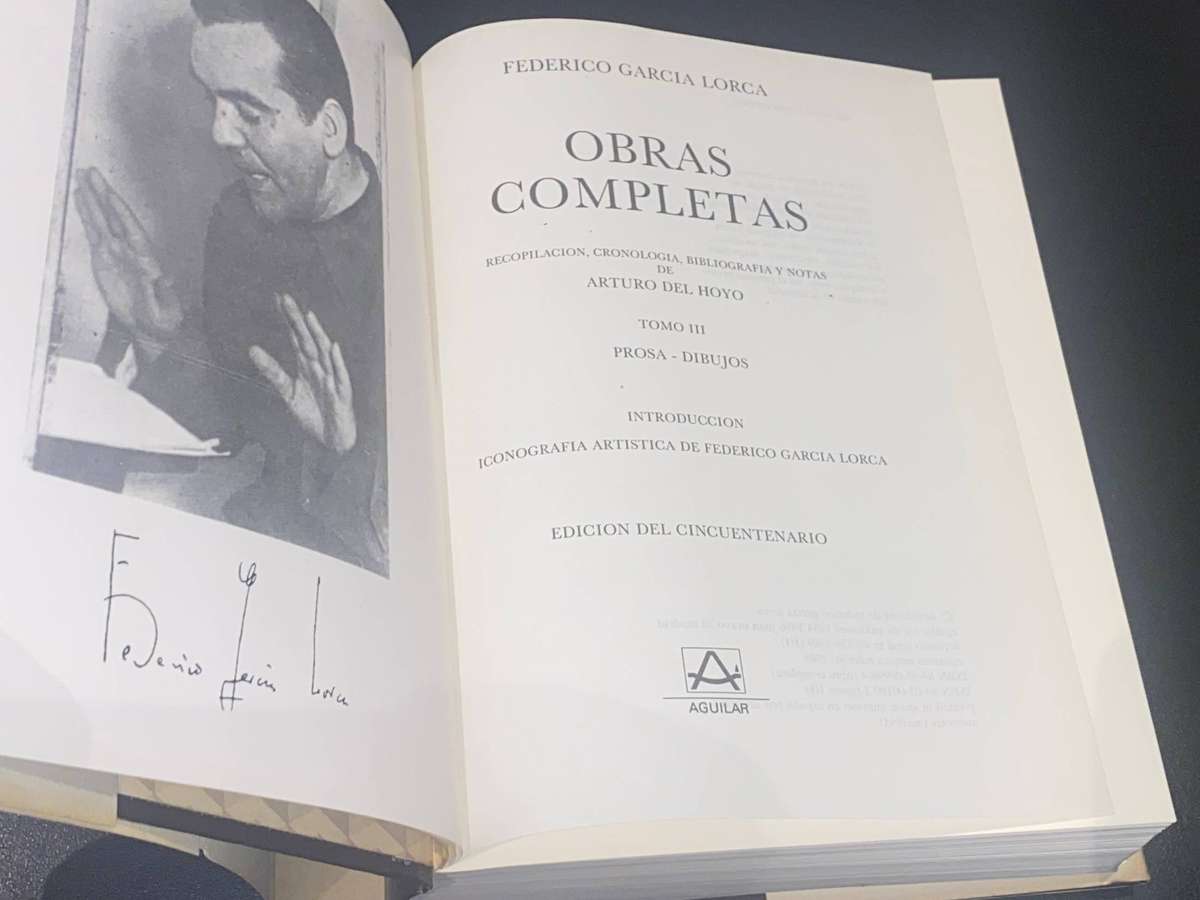 FEDERICO GARCIA LORCA - OBRAS COMPLETAS - TOMO III 1989