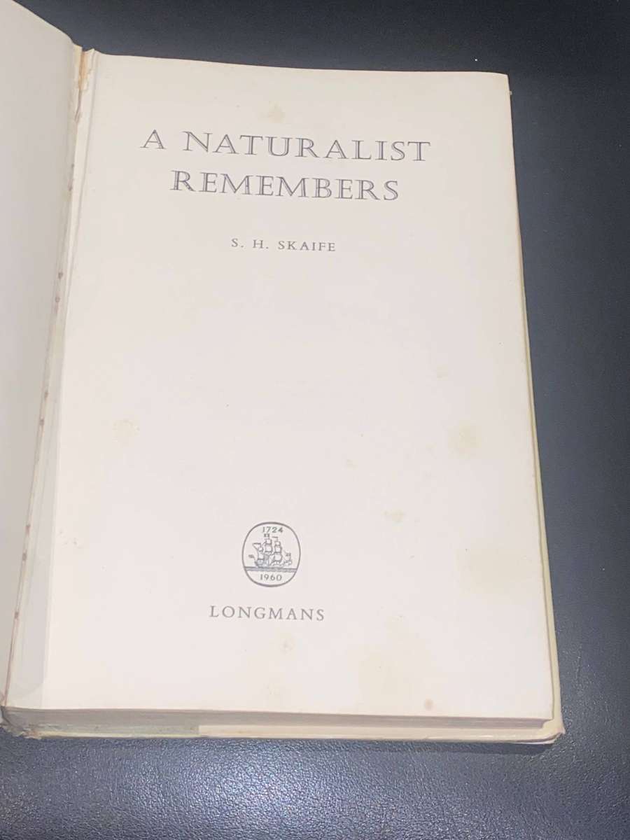 A NATURALIST REMEMBERS BY S.H. SKAIFE