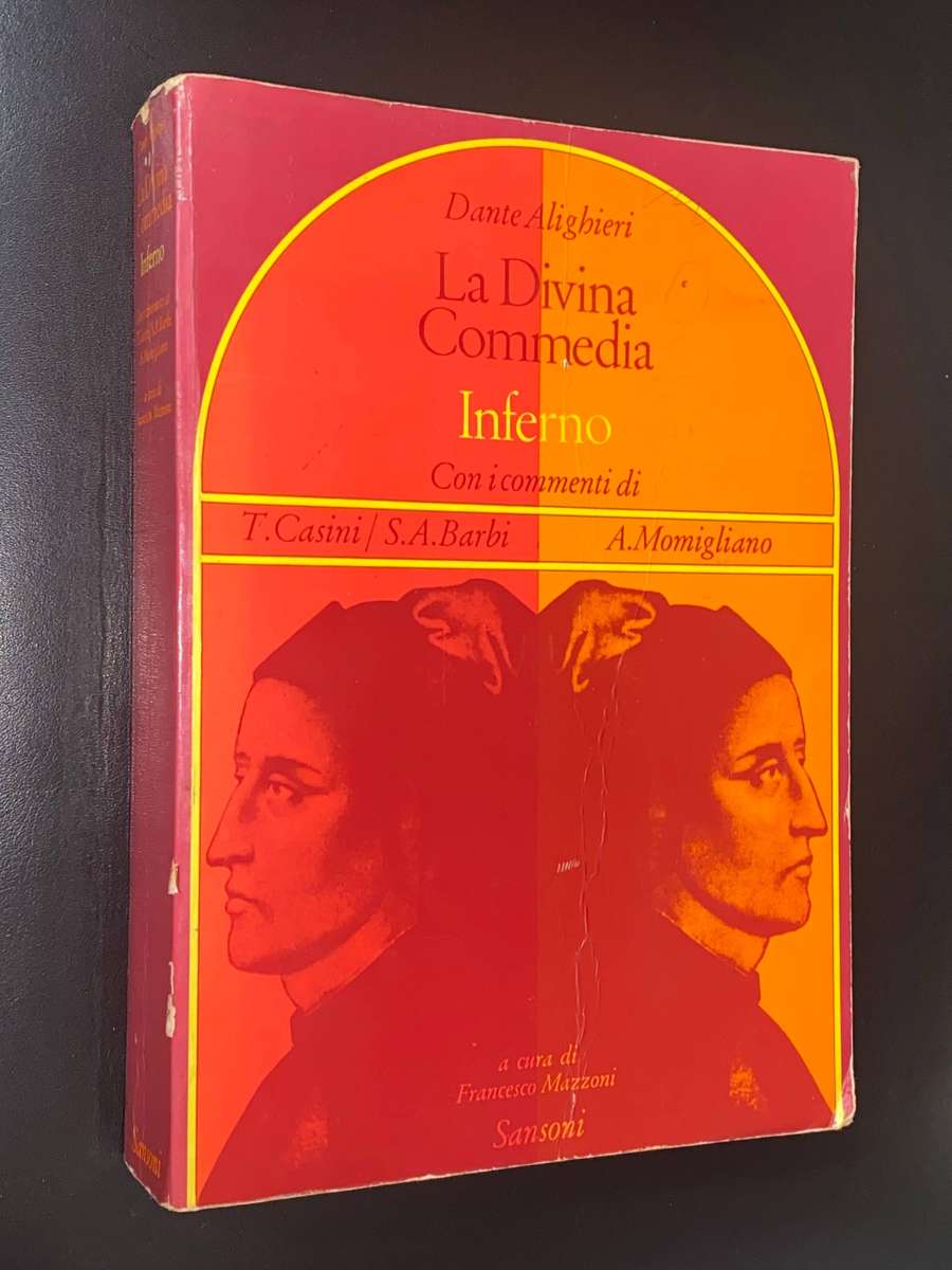 DANTE ALIGHIERI LA DIVINA COMMEDIA INFERNO CON I COMMENTI DI