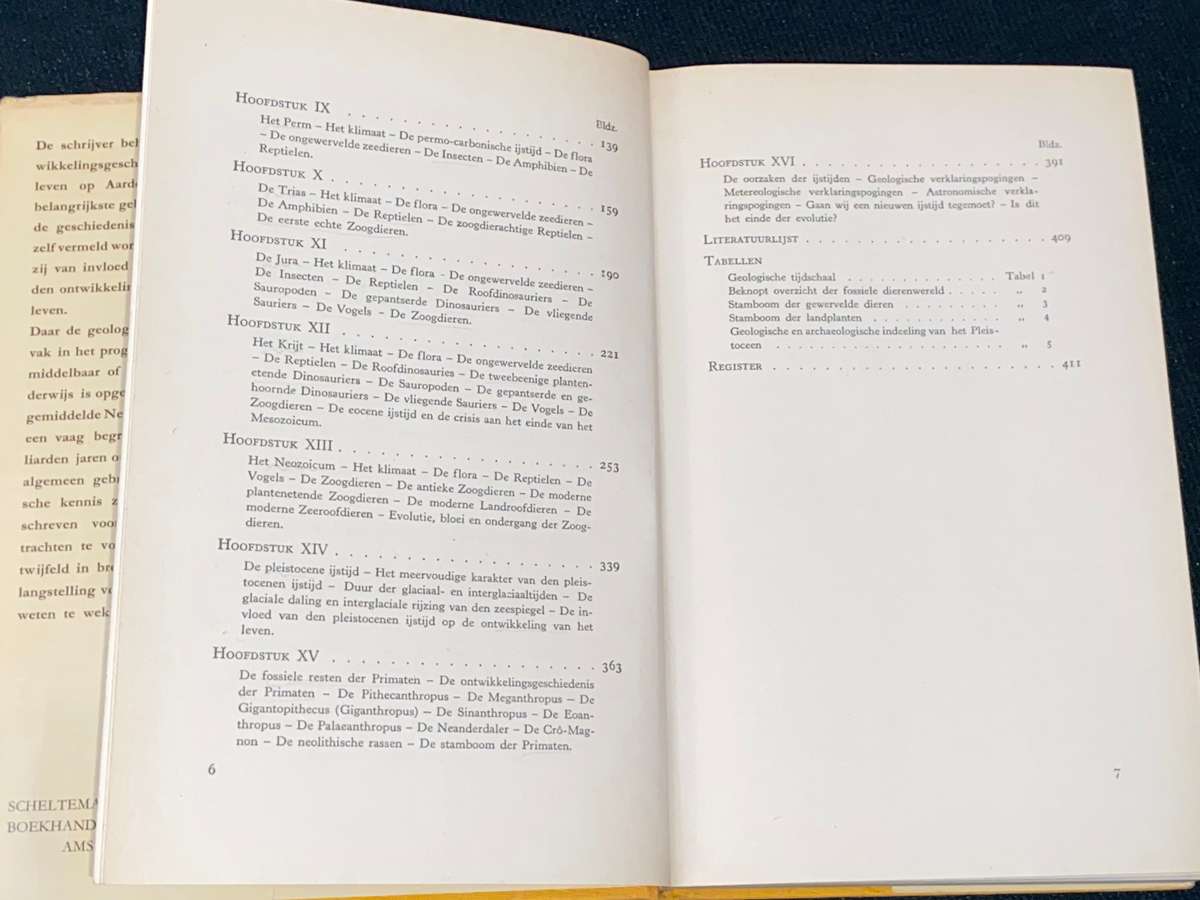 GESCHIEDENIS VAN HET LEVEN OP AARDE - DR. G.L. SMIT SIBINGA 1948