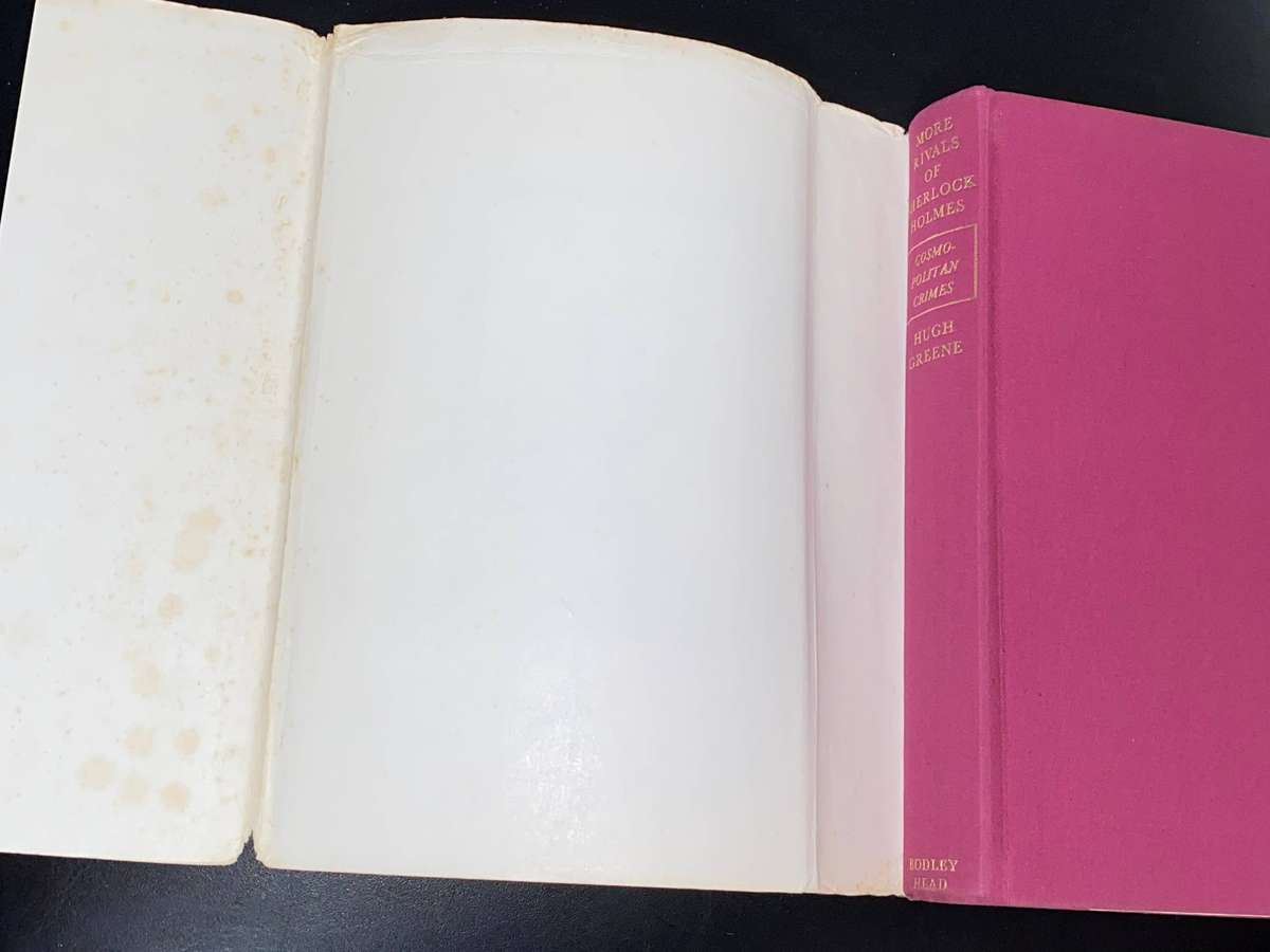 MORE RIVALS OF SHERLOCK HOLMES COSMOPOLITAN CRIMES COLLECTED & INTRODUCED BY HUGH GREENE