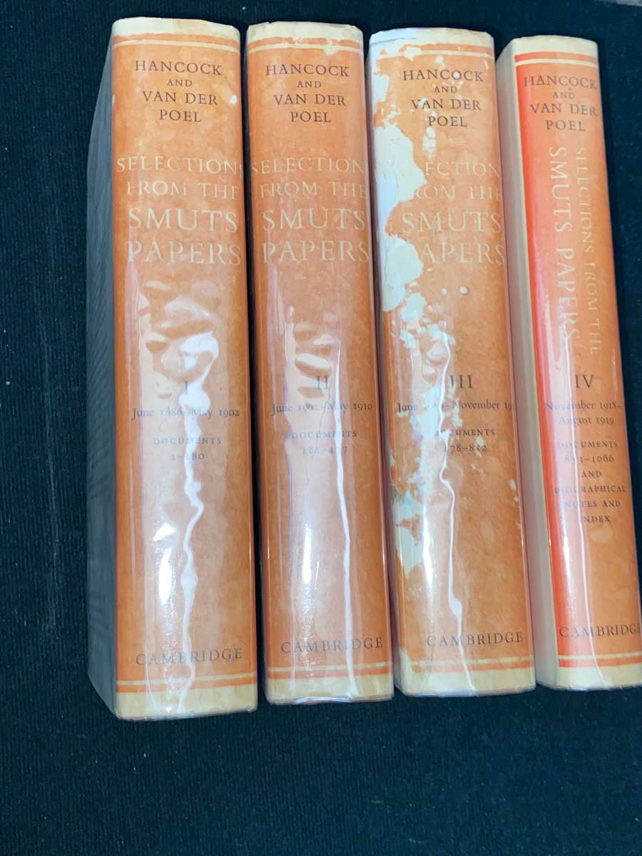 SELECTIONS FROM THE SMUTS PAPERS 4 VOLUMES