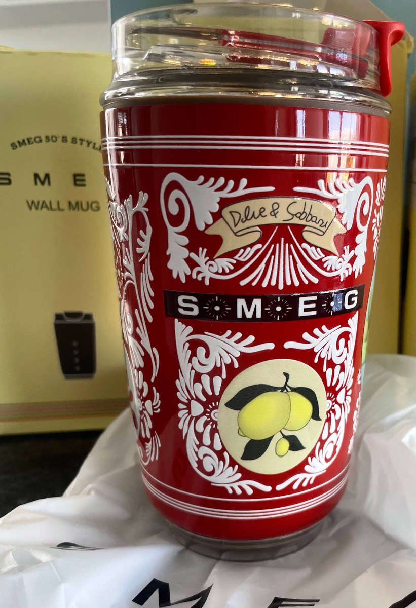 Smeg 250ml Stainless Steel (Flat top) Thermal Mug