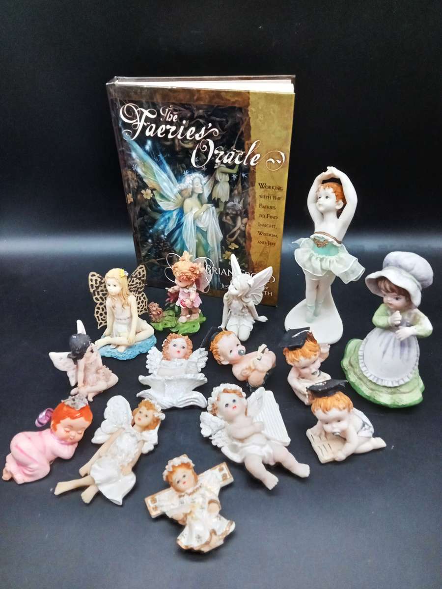 Fairy Lovers! Diverse Collection of Fairies and Figures as well as a Comprehensive Book on Fairies