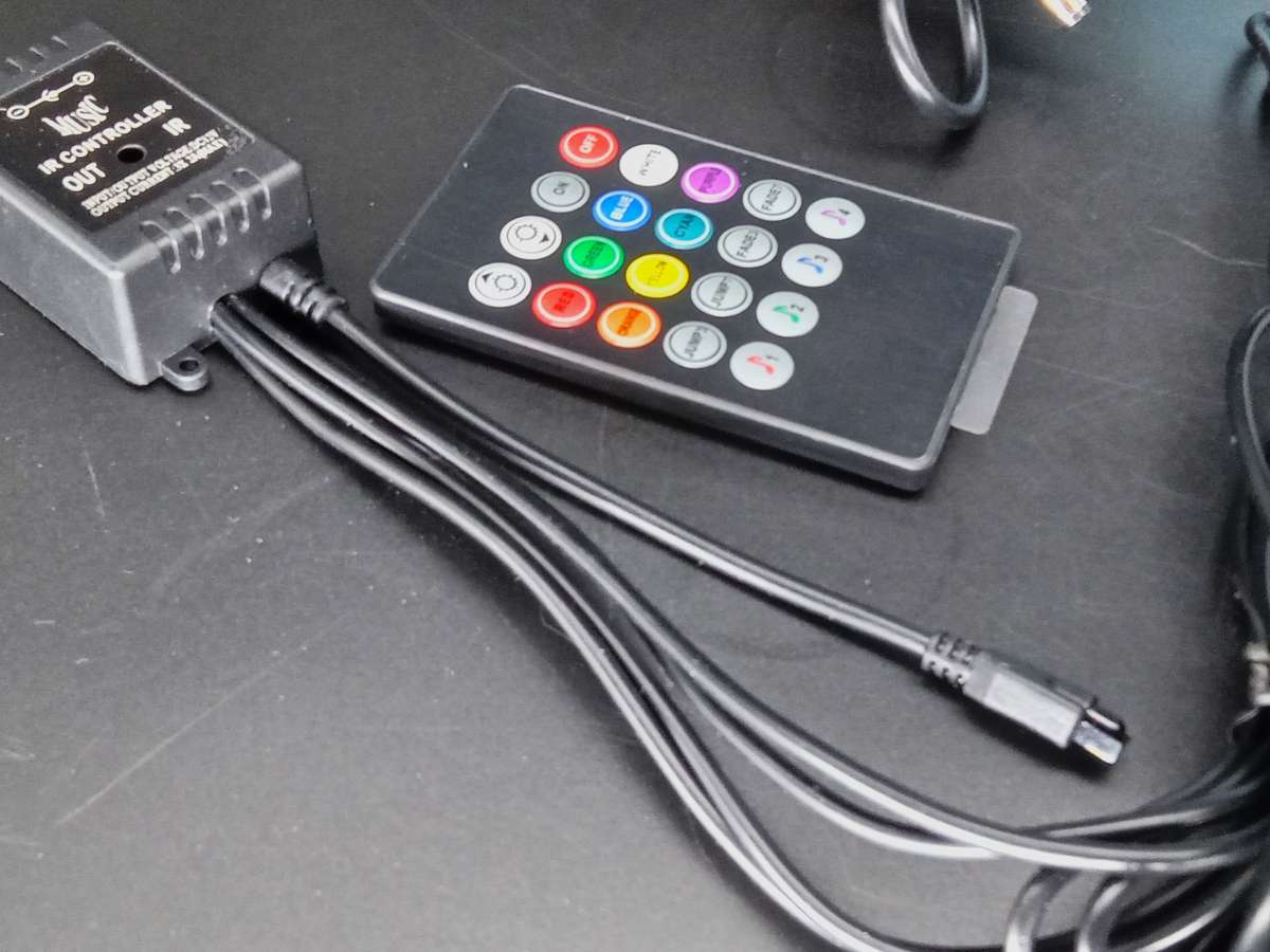 NEW! Colorful Atmosphere Lights for your Vehicle - changes color with remote or music!