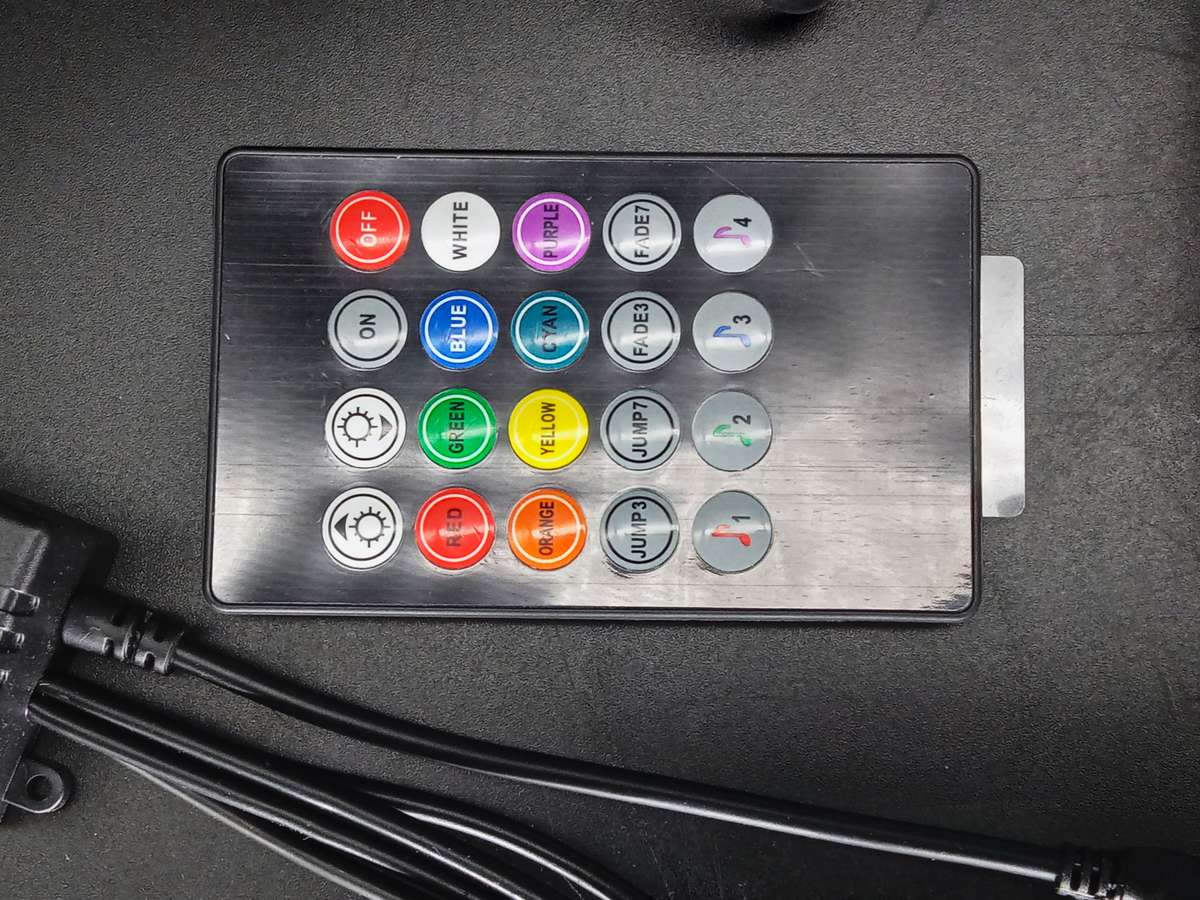 NEW! Colorful Atmosphere Lights for your Vehicle - changes color with remote or music!