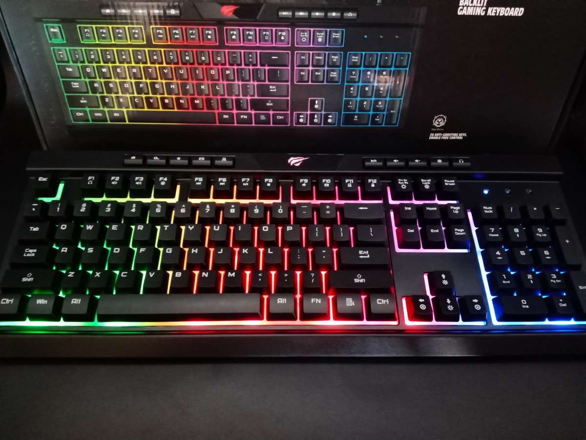 NEW! Multi-Function Backlit Keyboard With Colorful Atmospheric Lights