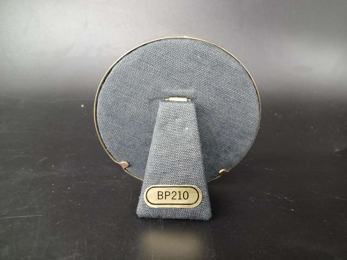 Vintage! Solid Brass Round Photo Frame 6.3cm Unused & Boxed