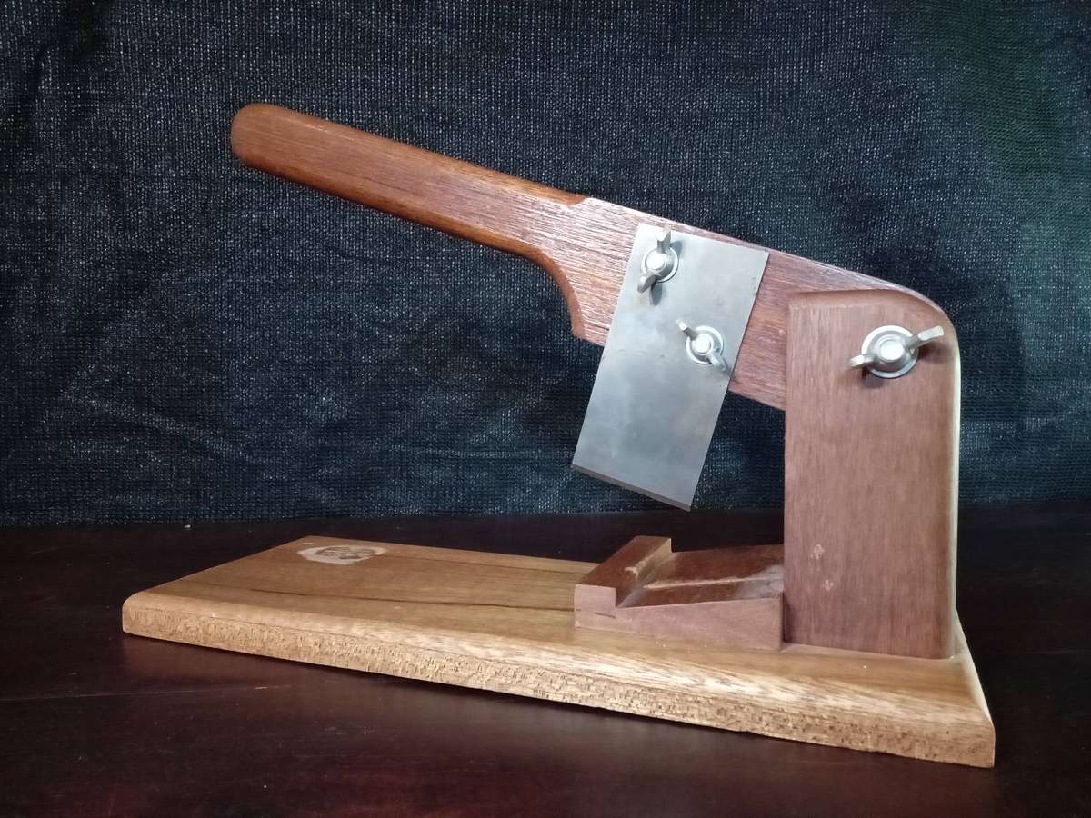 Robust Handmade Wooden Biltong Slicer (40cm x 15cm x 17cm)