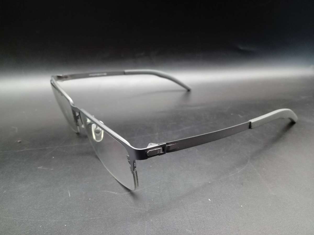 Porsche (Replica) - P9887 -  Gray Square - Semi-frameless - Eyeglasses/Frame